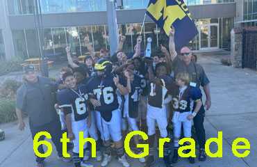 Kansas City Youth Football for players in the 6th Grade Competitive Tackle Youth Football can join the Missouri Wolverines Youth Football Club in Kansas City Missouri