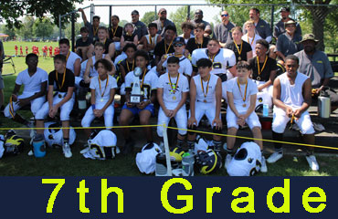 Kansas City Middle School Competitive Youth Tackle Football for players in the 8th Grade can join the Missouri Wolverines Youth Football Club in Kansas City Missouri