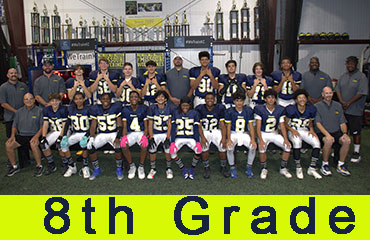 Kansas City Middle School Competitive Youth Tackle Football for players in the 8th Grade can join the Missouri Wolverines Youth Football Club in Kansas City Missouri